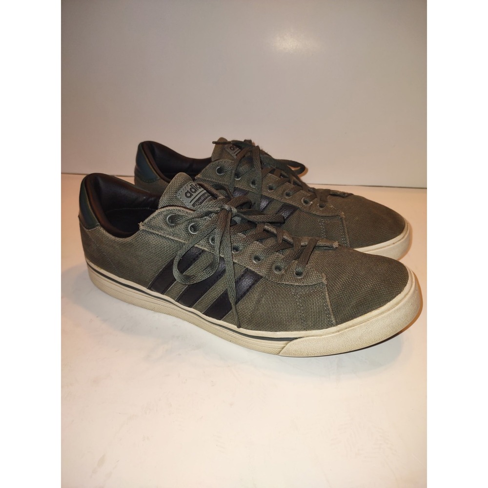 Adidas Neon Men's Size 10 Sneakers Casual Canvas Cloudfoam AW390 1163493856